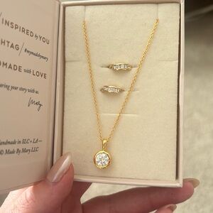 NWT made by Mary necklace earring set
